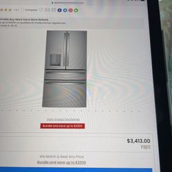 GE 4 Door French Door Refrigerator 