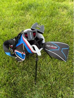 Top Flight Junior Golf Clubs and Bag
