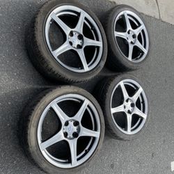 4 X 205/40r17 4x3.94 4x100 Stock Mazdaspeed Mx-5 Miata NB Xa Xb Ia Echo Corolla Wheels Rims Good 90% Treads Tires!!!!