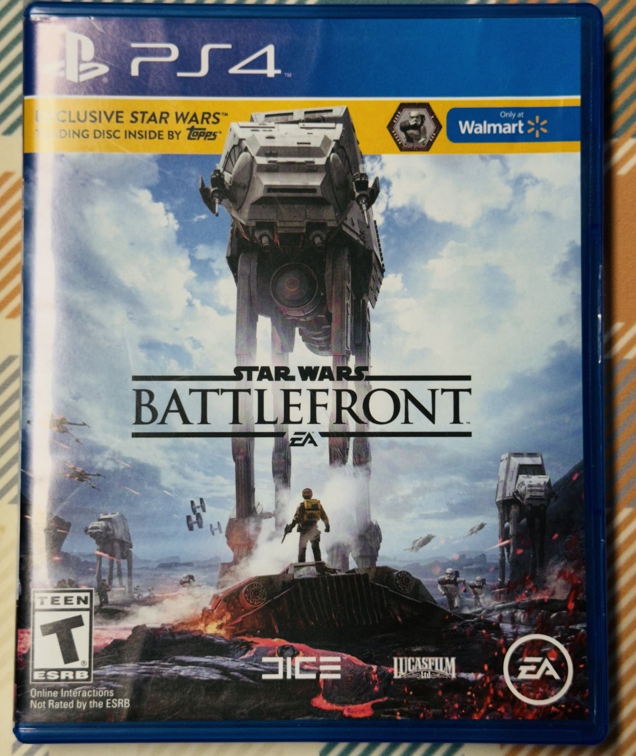 Star Wars Battlefront (Sony PlayStation 4, 2015, EA) Walmart Exclusive Tested