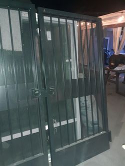 Iron door