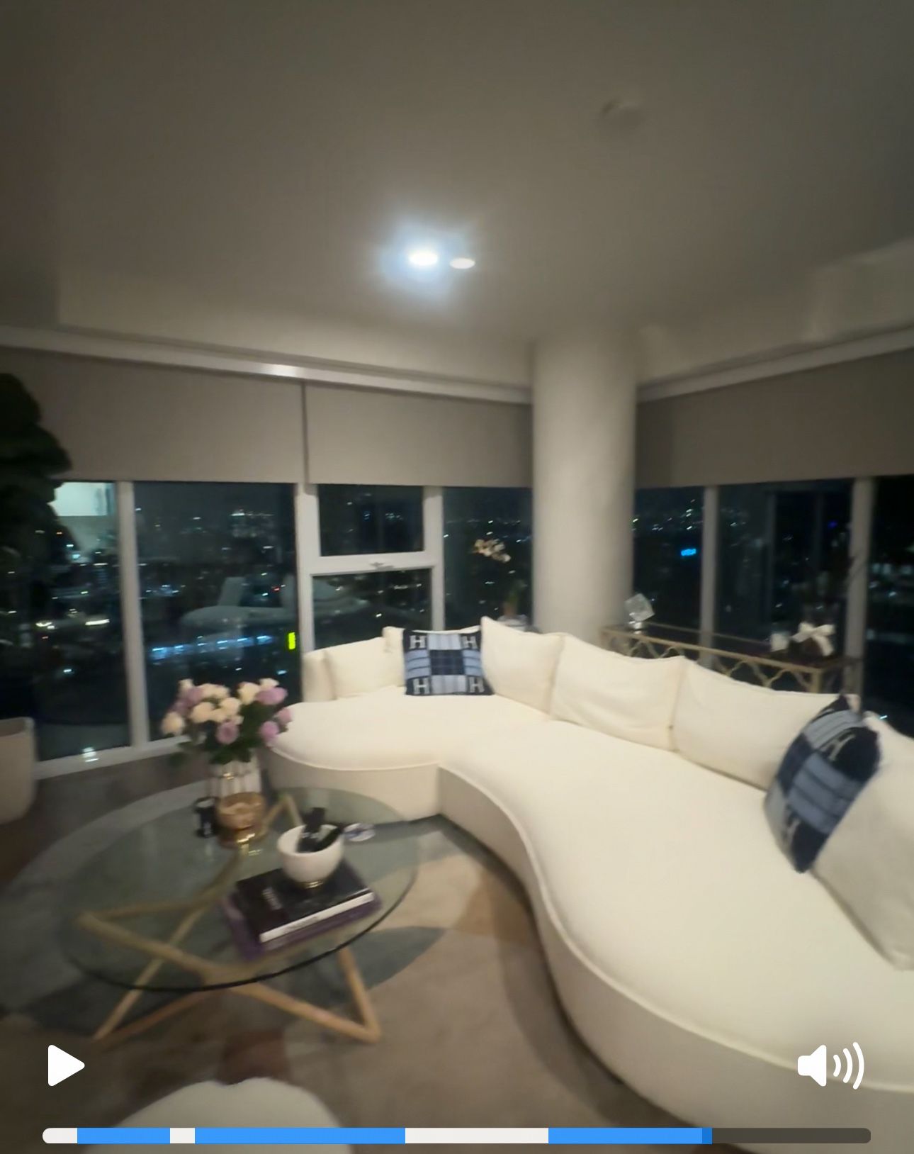 Curve Sectional Sofa Couch