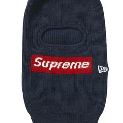 Supreme New Era Box Logo Balaclava - Navy (DS)