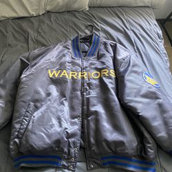 Warriors Bomber Jacket 4x Majestics 