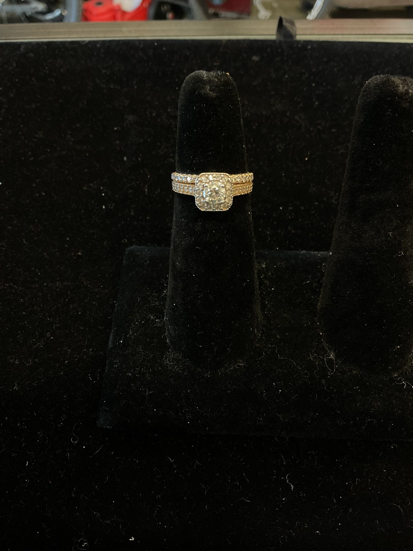 14k Engagement Ring Set 40495-1