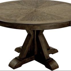 54” Light Oak Dining Table Brand New In Box