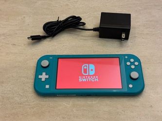 Blue Nintendo Switch Lite With Charger $119