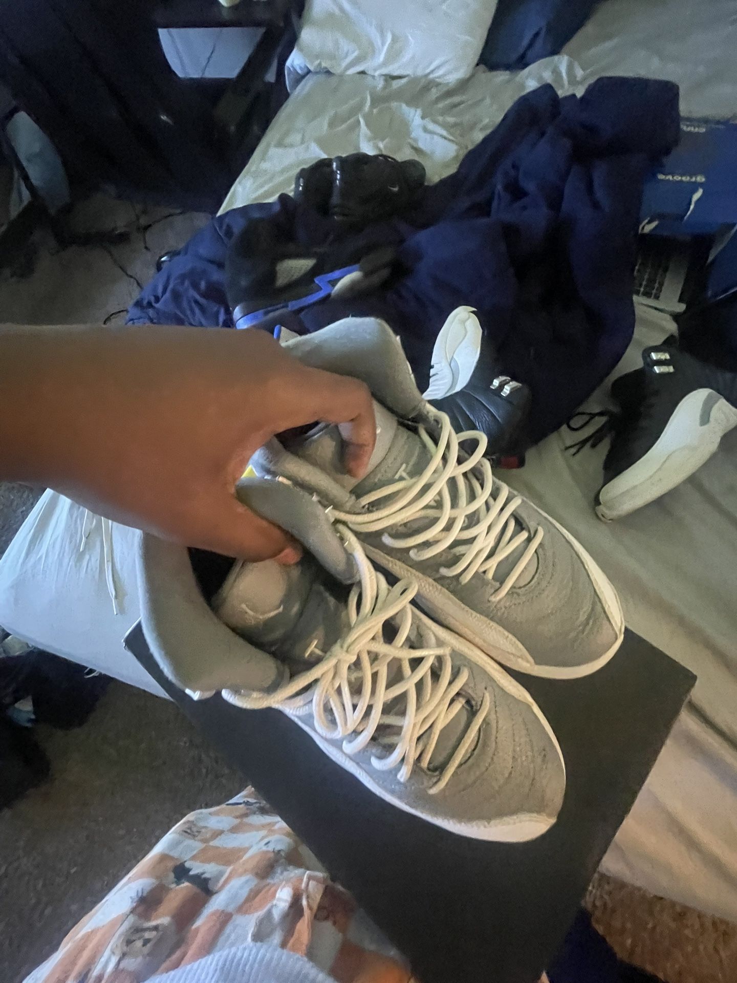 Jordan Grey And White