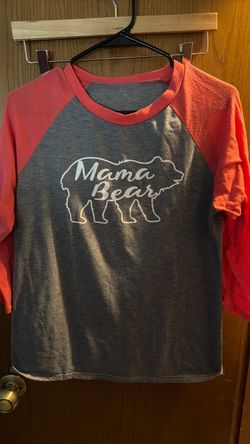 Mama Bear Raglan Baseball Tee