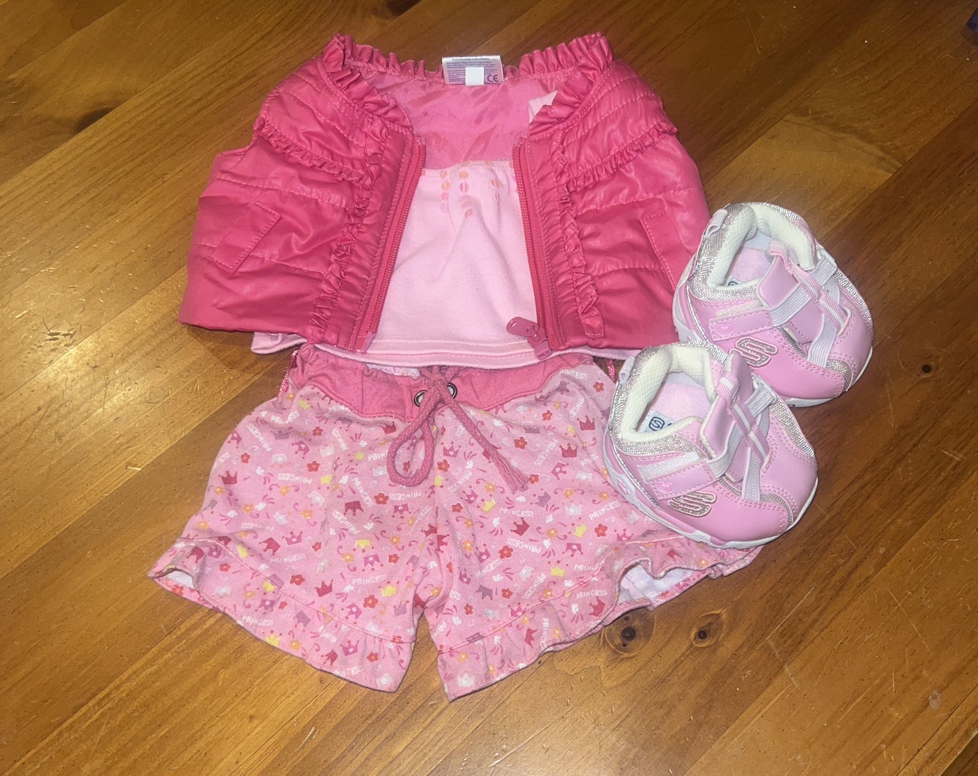 Build A Bear Pretty In Pink Outfit And Pink Build A Bear Skechers