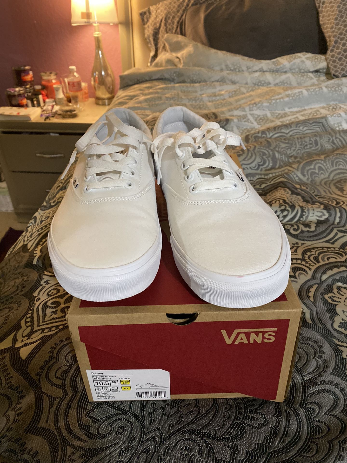 Brand new white vans