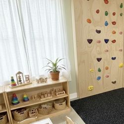 Montessori Inspired Kids Rock Climbing Wall