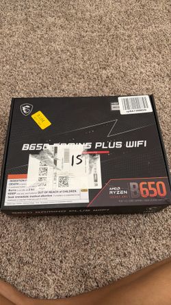 MSI B650 Gaming Plus WiFi AM5 DDR5 Motherboard - Excellent Condition