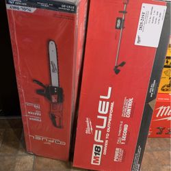 Milwaukee Blower Weed Trimmer Milwaukee Combo Kit With Dewalt Drills