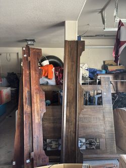 Rustic Style Wood Bedframe