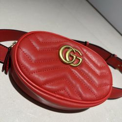 Gucci Leather Belt Bag Fanny Pack (perfect Duplicate )