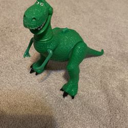 Genuine Disney Thinkway 5 Inch Toy Rex W/ Moving Legs