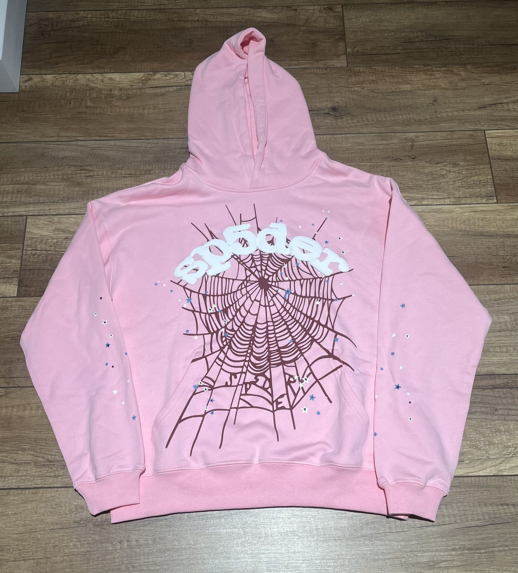 Sp5der Pink Hoodie 