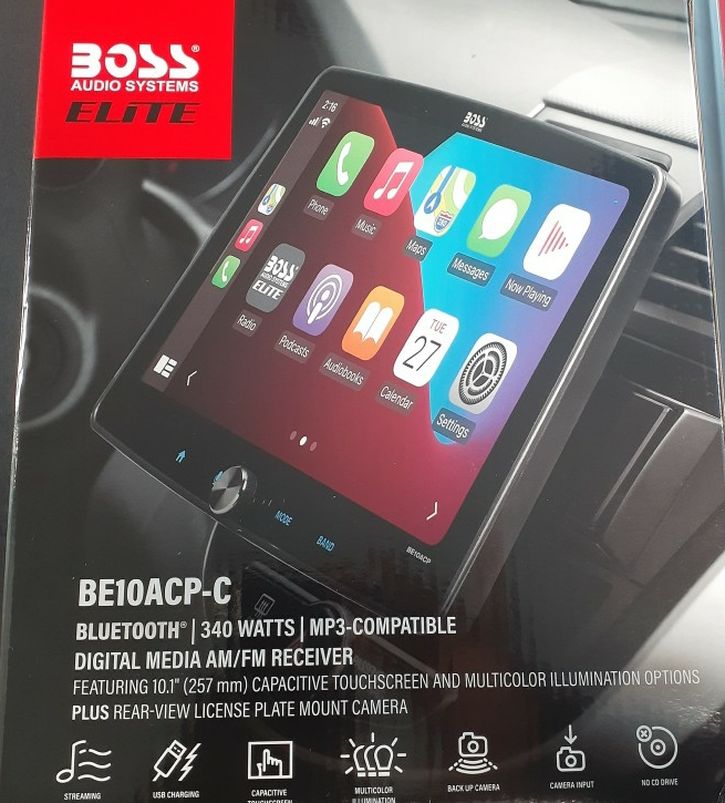 NEW! 10" Apple Carplay Android Audio Media Receiver