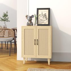 Panana Buffet Cabinet Sideboard with Rattan 