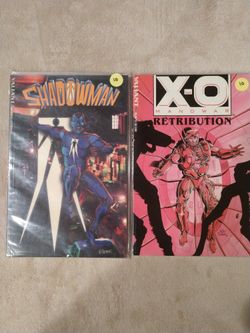 X-O Man Of War, Shadowman TPB Lot