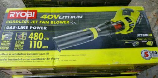 NEW RYOBI 40 V BLOWER WITH TURBO