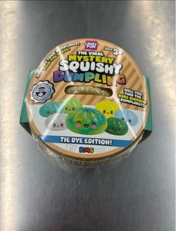 Mystery Squishy Dumpling tie dye edition