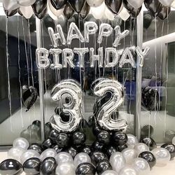 Happy Birthday 31 Piece Set Birthday Party Wedding Ceremony Scene Decoration Photography Balloon Set