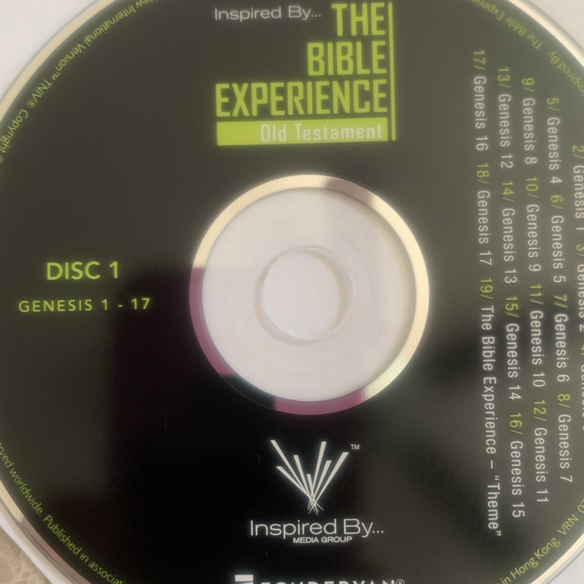 The Bible CDs DVDs