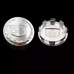 Set of 4 Chrome 83mm Wheel Center Caps For Cadillac 2005-2014 Escalade (contact info removed)