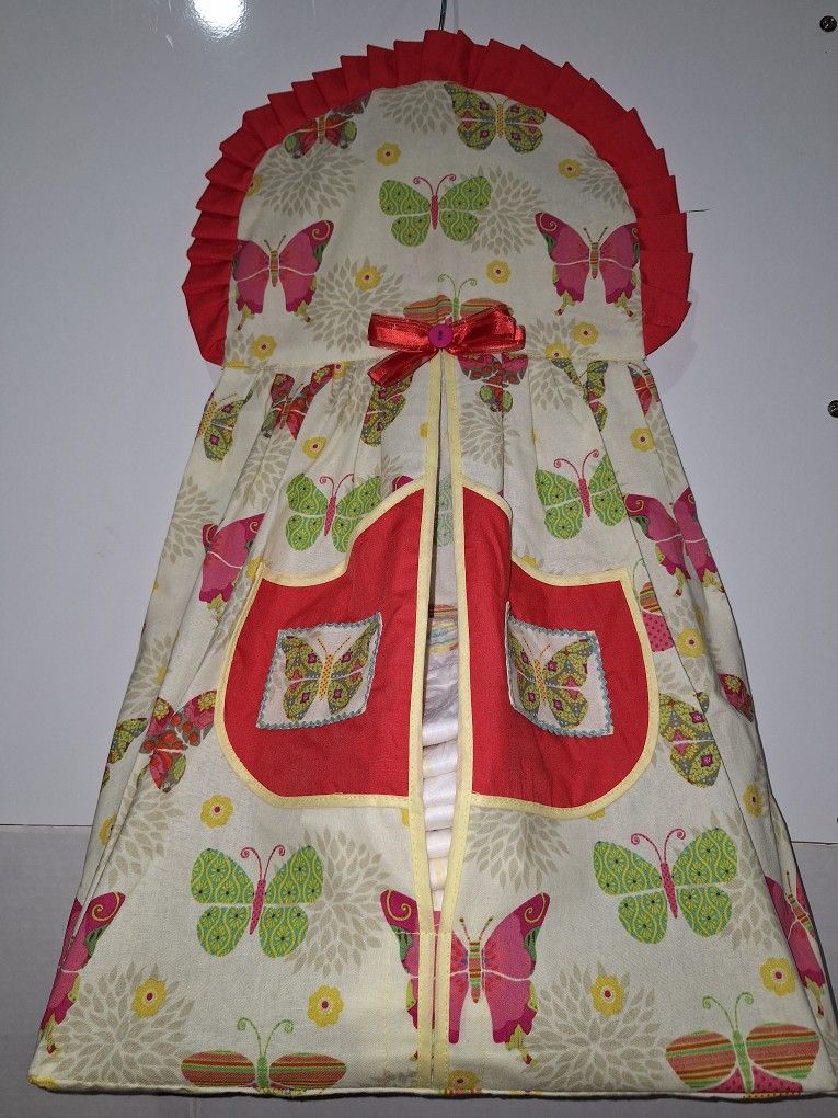 Butterfly Hanging Diaper Stacker