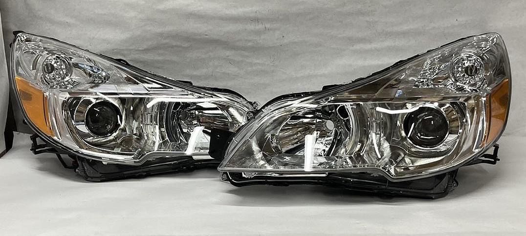 LA Zona Auto Parts 2010 to 2014 Subaru Outback  or Legacy Headlights Luces Micas Calaveras faros Focos Luz Light 