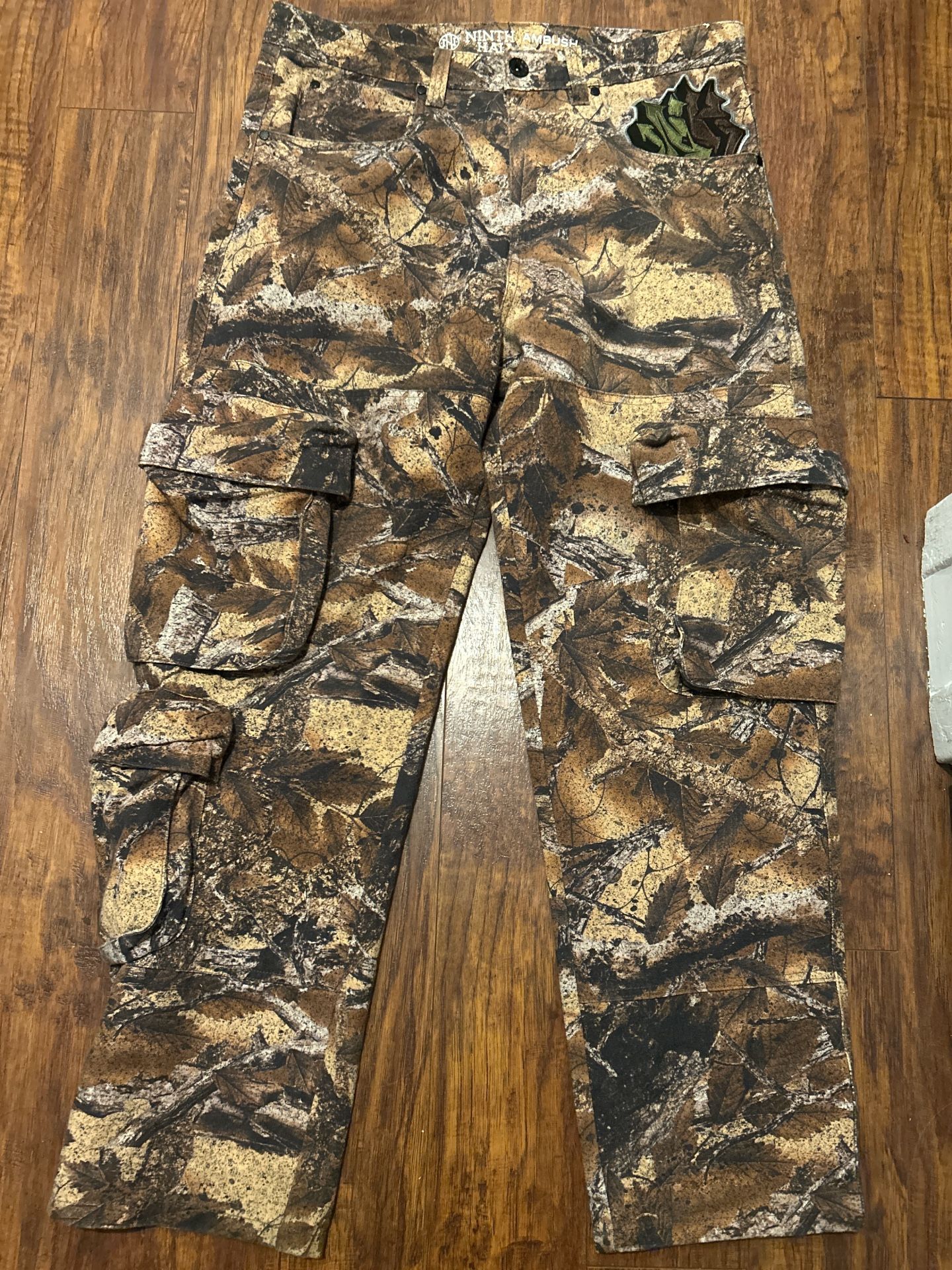 Ninth Hall Ambush Painter Camo Loose Fit Carpenter Pants