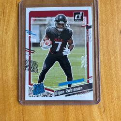 Bijan Robinson Donruss Rated Rookie (ungraded)