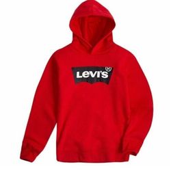 Levi's Youth Boys' Logo Pullover Hoodie - M - 7/8 - Red