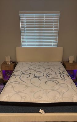 Queen mattress and bed for sale