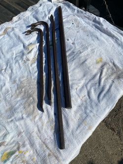 Wrecking-pry bars & rock bit