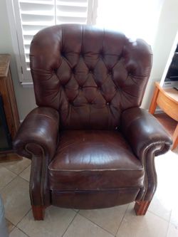 Leather Recliner Chair