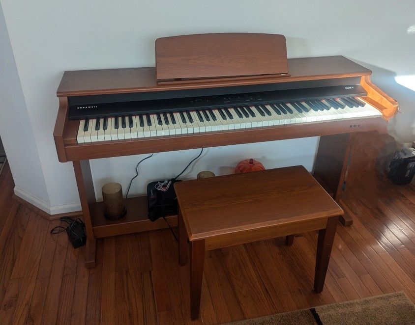 KURZWEIL MARK1 DIGITAL KEYBOARD WOOD PIANO.