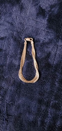 Silver Bracelet And Cross Pendant