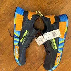 Adidas NMD_R1 Spectoo Black Orange Shoes GX8092 Men's Size US 14