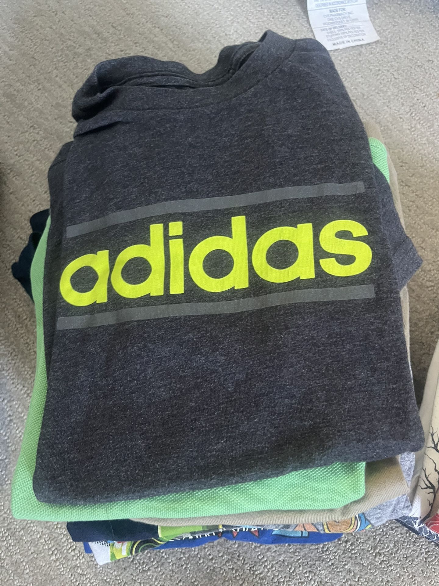 Over 100 Pieces of boys size 8 Clothes Nike, Adidas, Soccer Jerseys