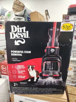 Dirt Devil
Full Size Upright Corded Carpet Cleaner Machine, Carpet Shampooer for Dirt and Stains on Carpet, Rugs, Pet Odor