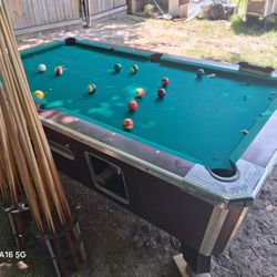 Valley Panther 8’ Coin Operated Pool Table