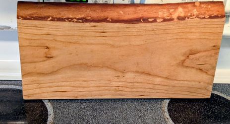 Live edge wall hanging magnetic knife holder