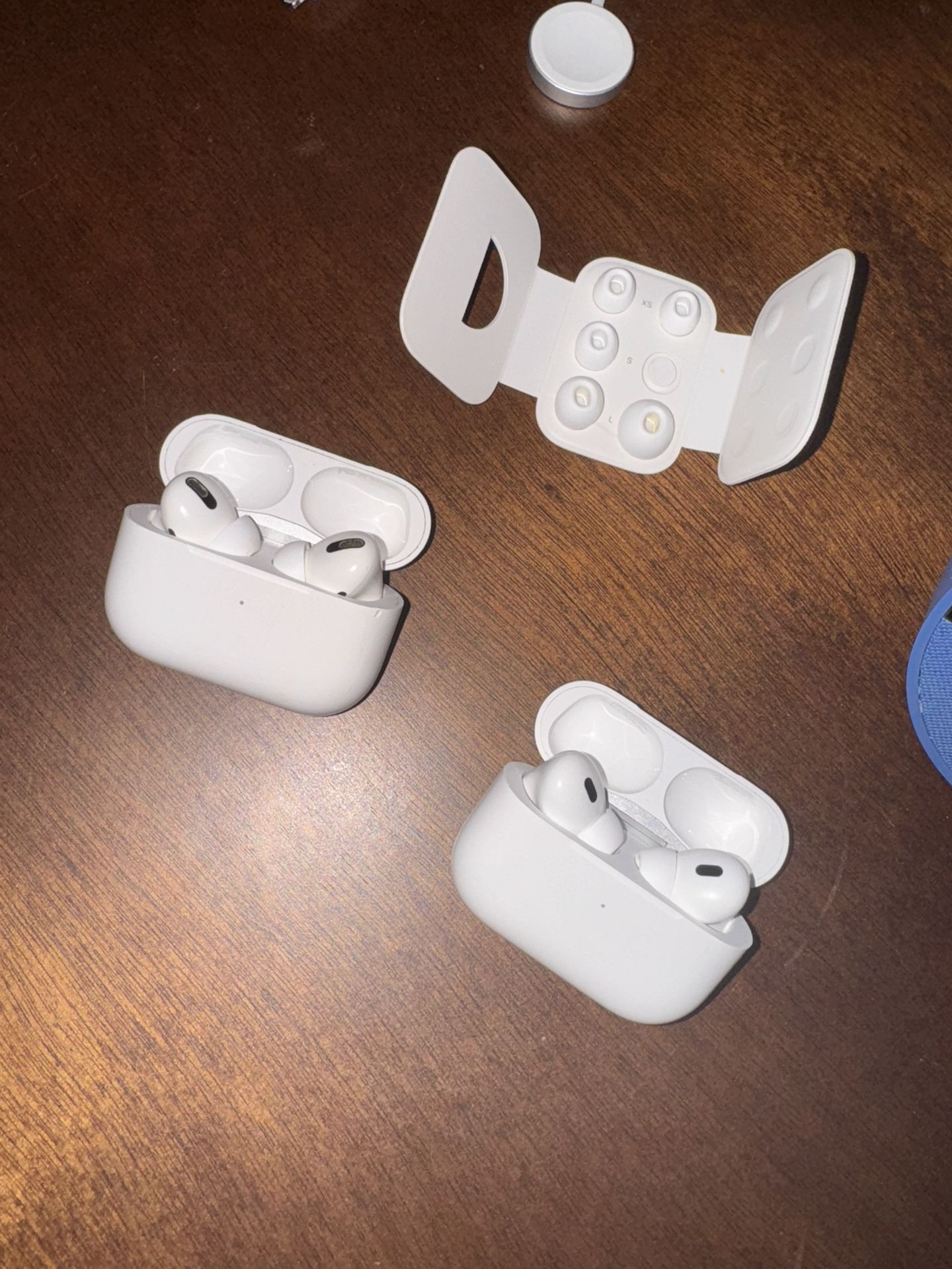 Two Sets Of AirPod Pros (1st & 2nd Gen) (Lightning Plug/Wireless Charging)