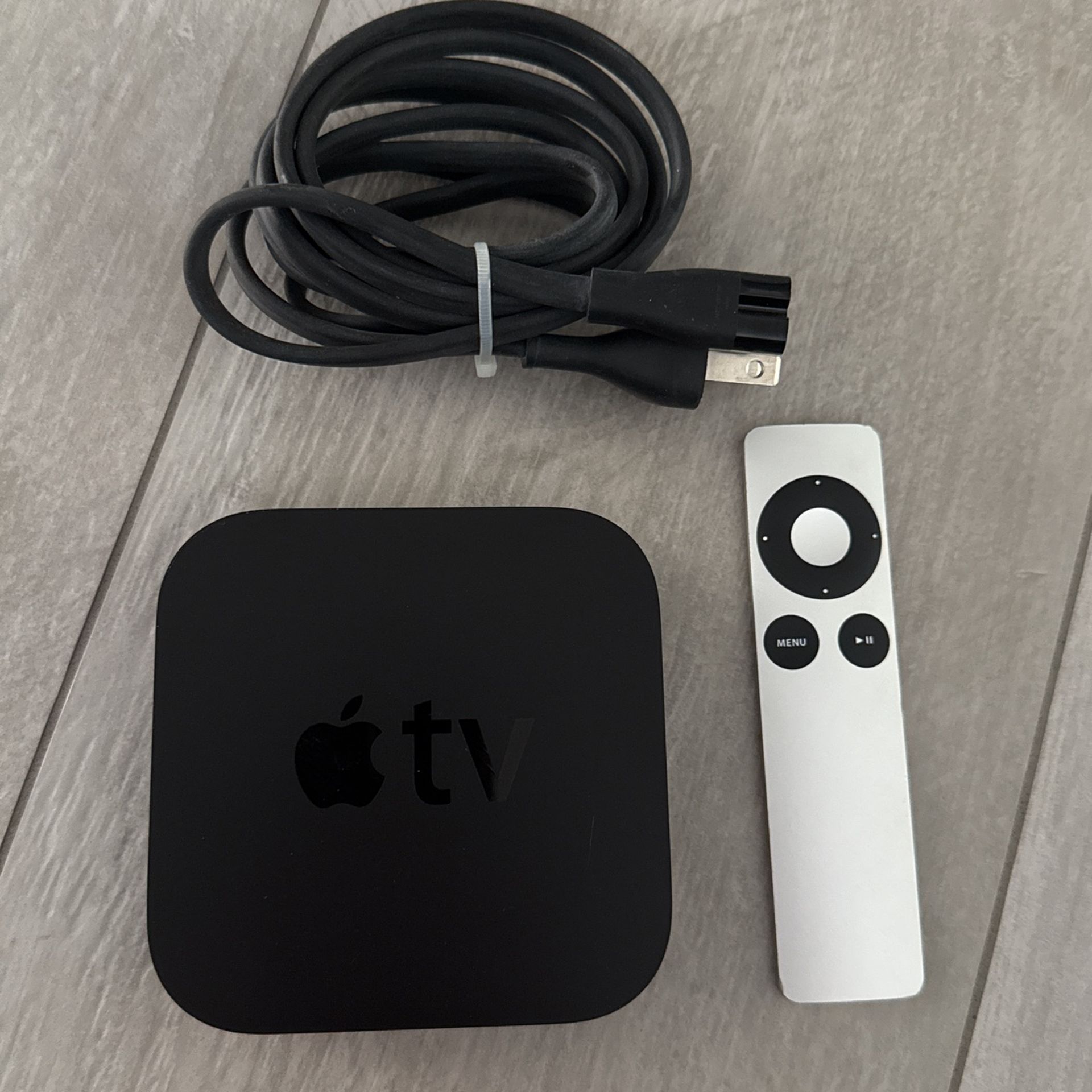 Apple TV with a Remote
