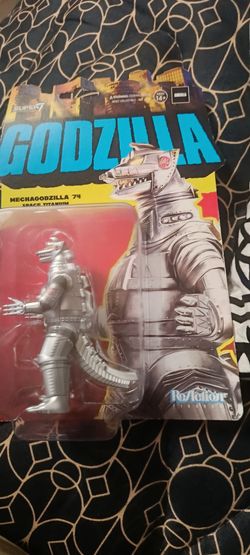 Title Super7 ReAction Godzilla Mechagodzilla '74 Space Titanium – New Sealed