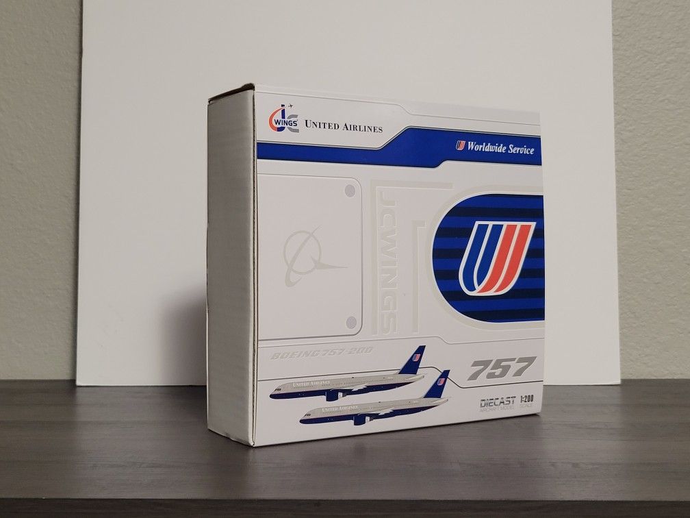JC Wings Boeing 757-200 United Airlines 1/200 Scale Die-cast Model