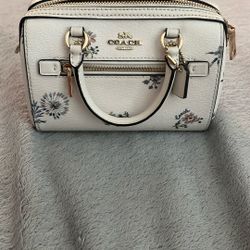 Coach Micro Crème Rowan Floral With Strap
